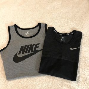 Lot of 2 Nike Tanks. Small. One is Nike Running